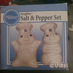 Doughboy salt and pepper shakers